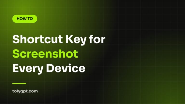 Shortcut key for screenshot on every device cover